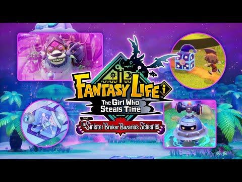 Fantasy Life – Free Major Update "The Sinister Broker Bazario's Schemes" Trailer2
