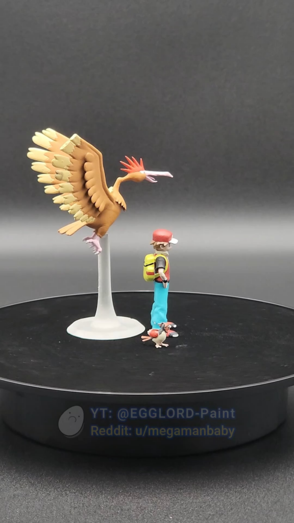 (Day 8) All Pokémon to Scale #0021 - #0022 (Spearow, Fearow)