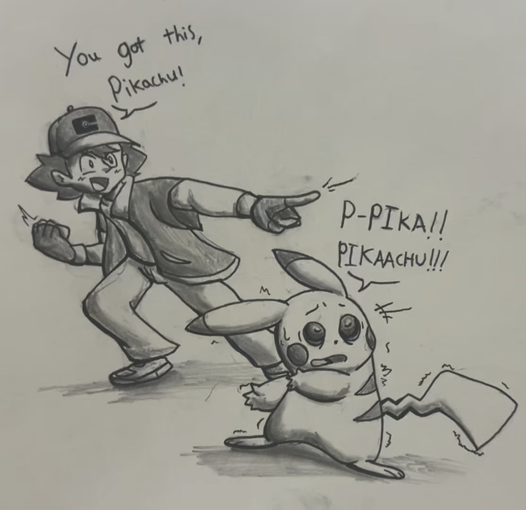 I’m not sure Ash and Pikachu can take THAT one on… [OC]