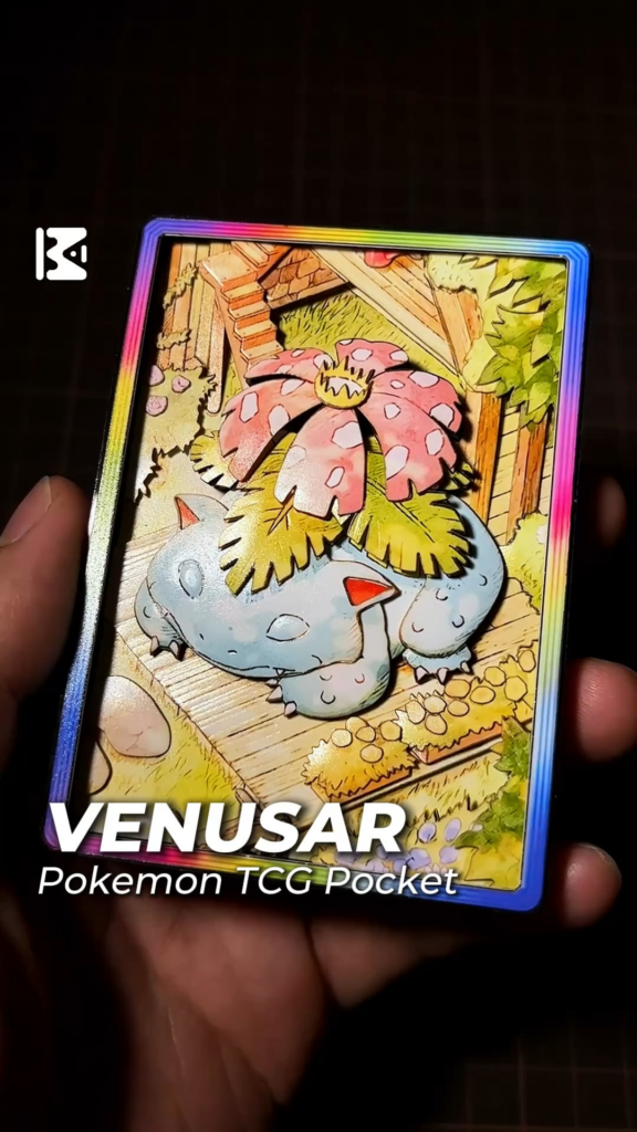 Cutting leaves for Venusaur like I’m his personal gardener.