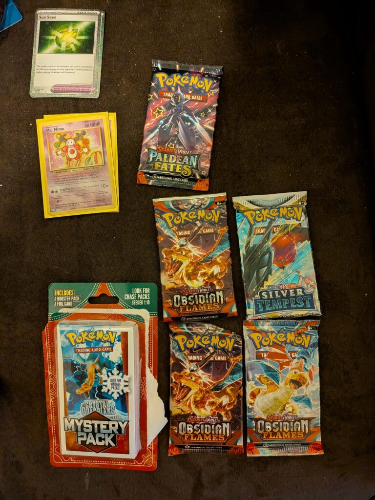 Opened 5 mystery packs, here are the packs.