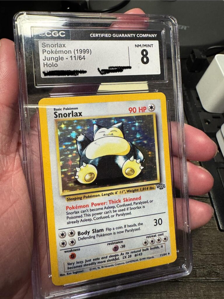 Saved this Snorlax from a CGC 6 :)