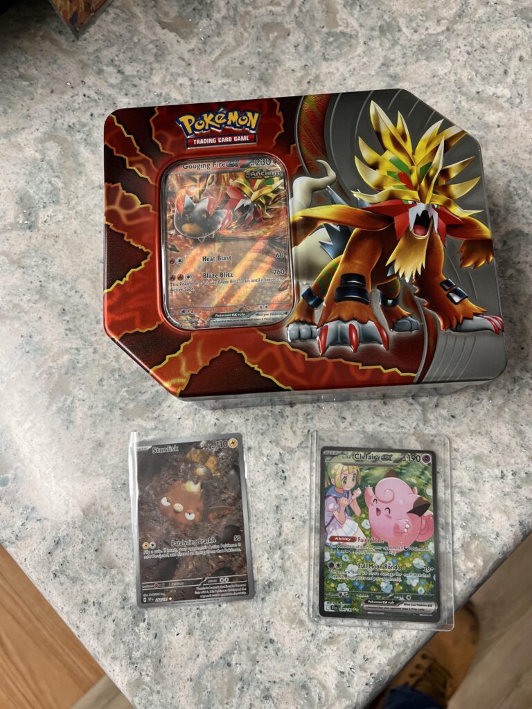 Super happy just pulled this from a 17$ tin from a Walmart Black Friday deal
