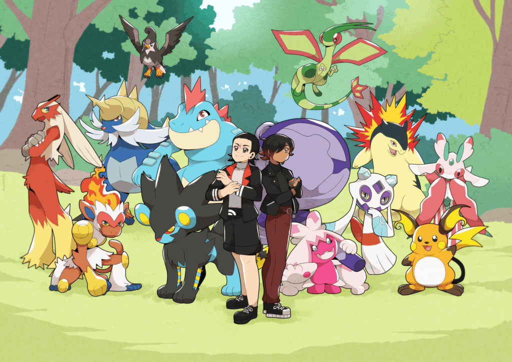 [OC] Friends Pokemon Family ✨