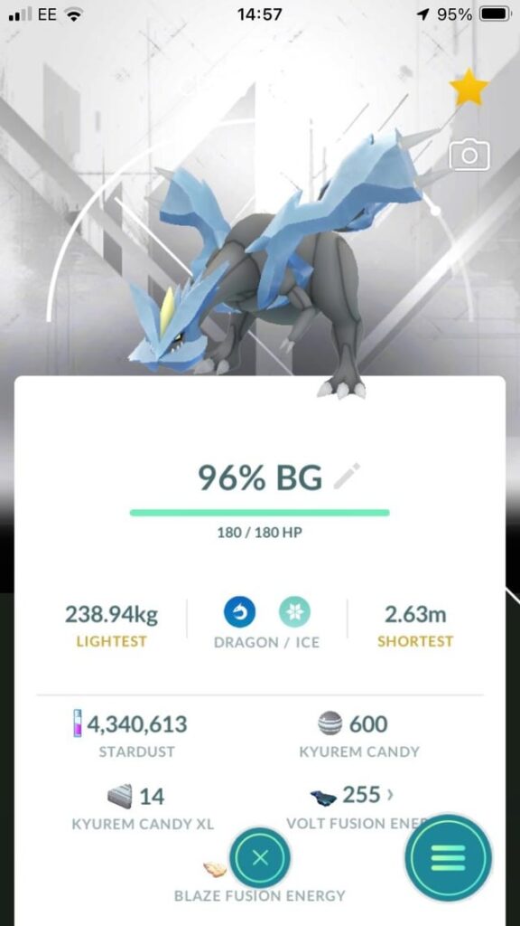 Does anything special happen if you fuse 2 mons that both have backgrounds? Or does it just use the Kyurem background?