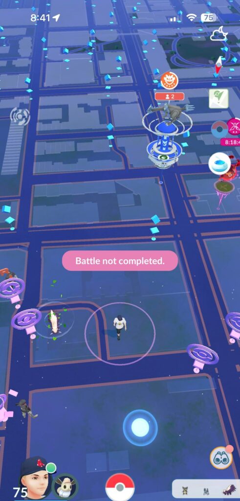 Rocket battle keeps kicking me out