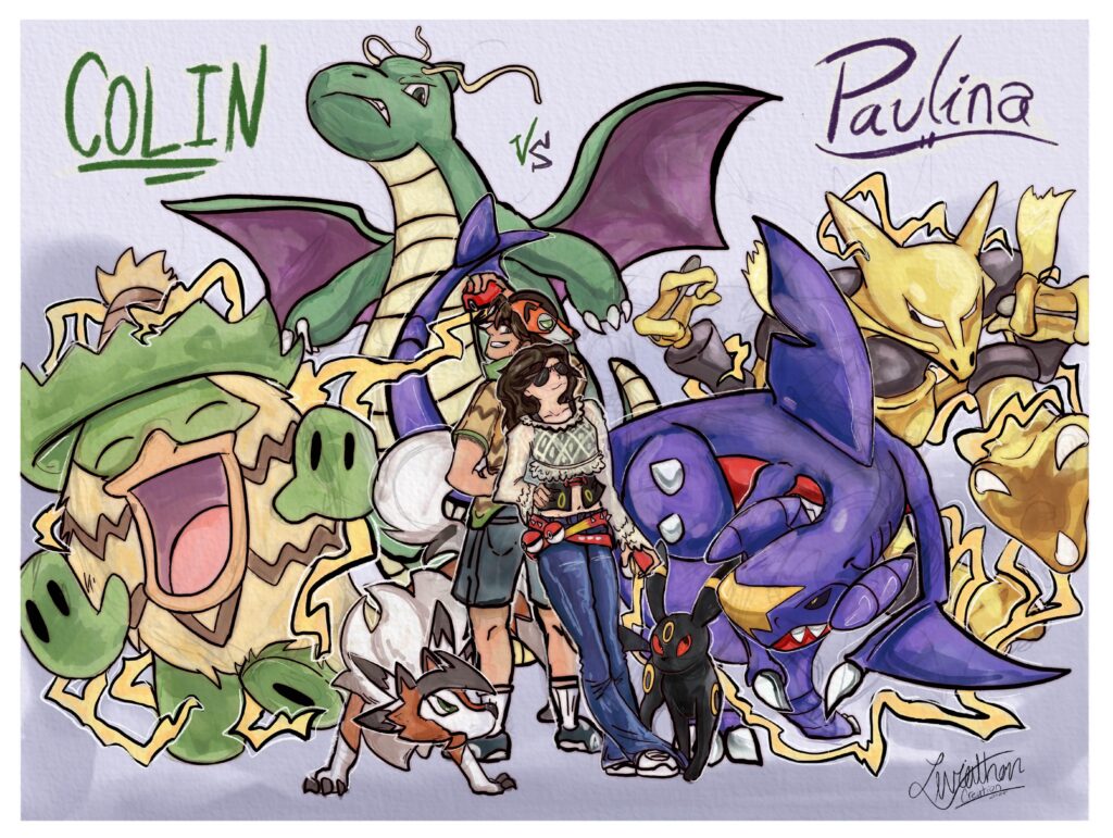 Pokemon Trainer Battle Art [OC]