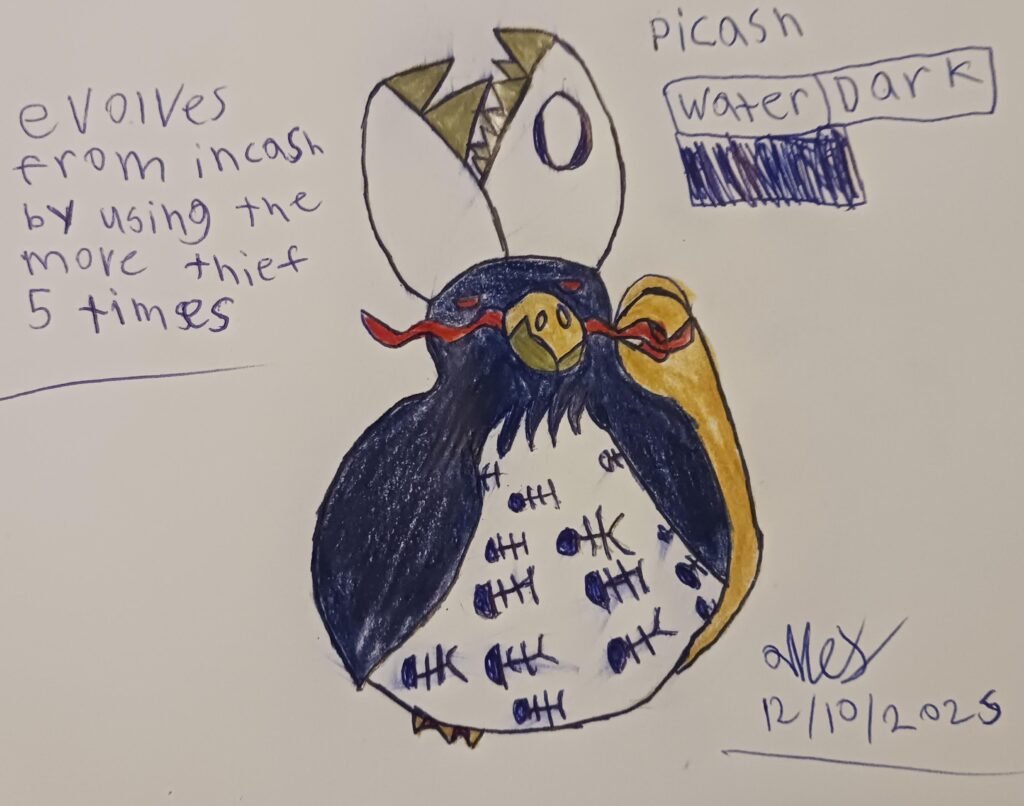 I gave my Inca tern fakèmon an evolution thanks to the inspiration given to me by @Vaehtay3507