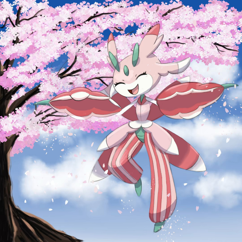 Happy Birthday to me! I drew Lurantis (アマージョ)!