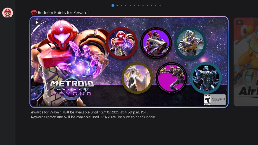 Metroid Prime 4: Beyond NSO icons are now available