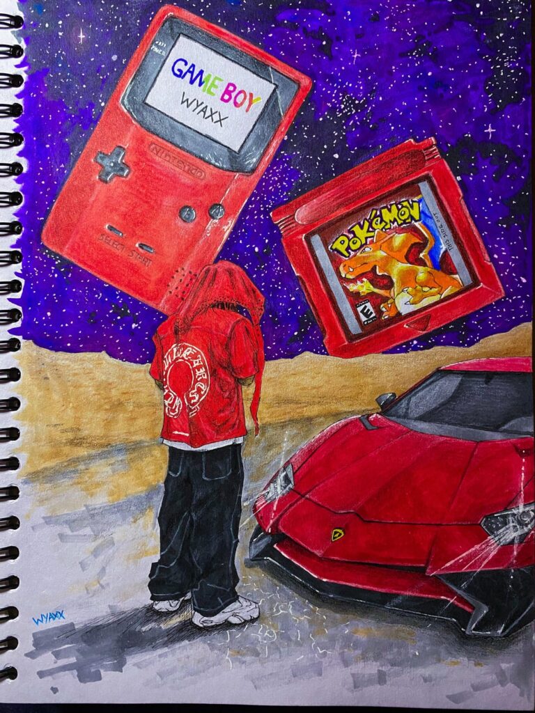 floatin like the stars do🌌👾 illustration by (me) artbywyaxx