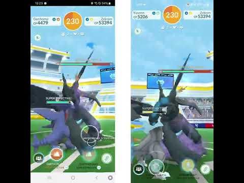 Pokémon Go Zekrom Raid Duo (Unique 12 Pokémon, No Mega Evolutions)