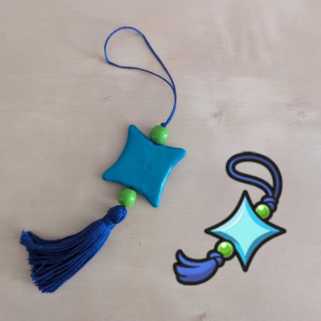 I made the shiny charm in real life!