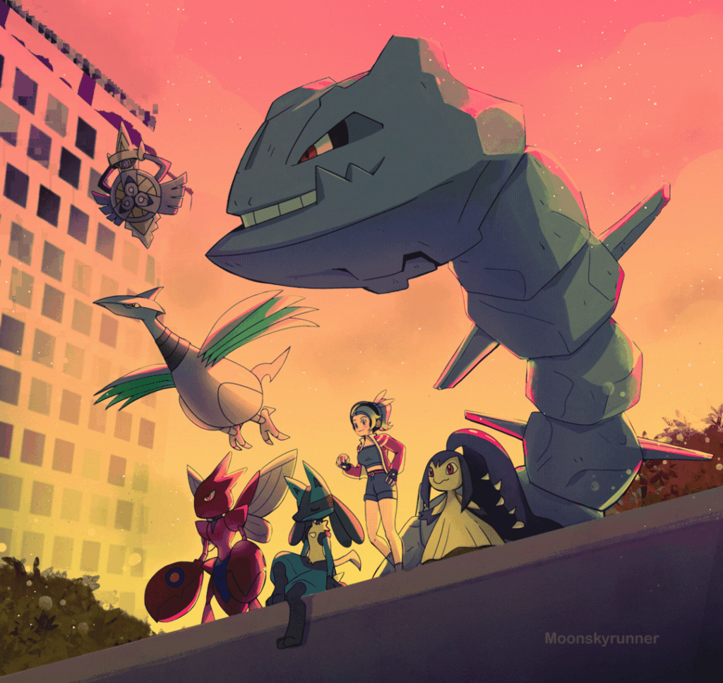 My Steel Type Pokemon Team Art