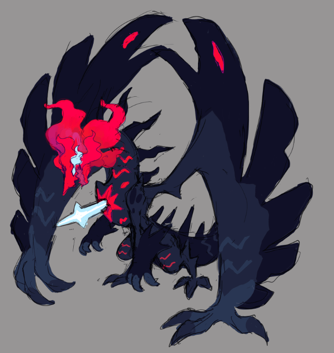 Shuragnir (Dragon/Fire) a Legendary Secret Boss Pokemon