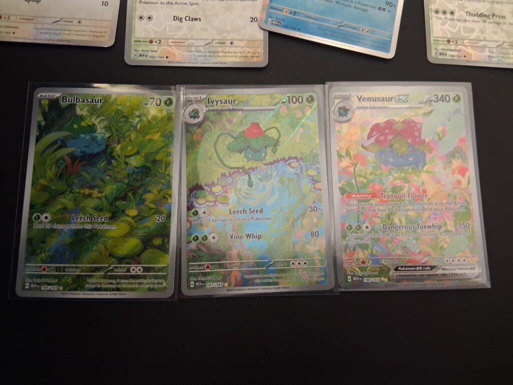 Gave my friend 3 packs of 151 for his kid and they pulled the Venusaur evolutions demigod pack
