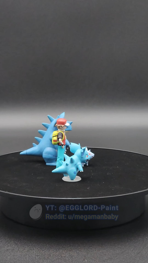 (Day 12) All Pokémon to Scale #0029 - #0031 (Nidoran♀, Nidorina, Nidoqueen)