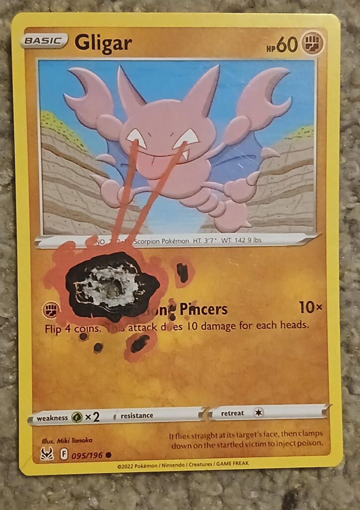 Gave some pokemon lazers