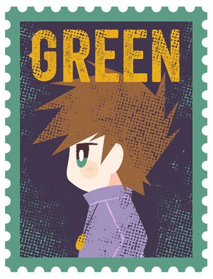 [OC]pokemon stamp Blue