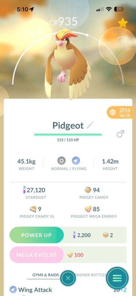 Pokémon Go 10 Year Anniversary post