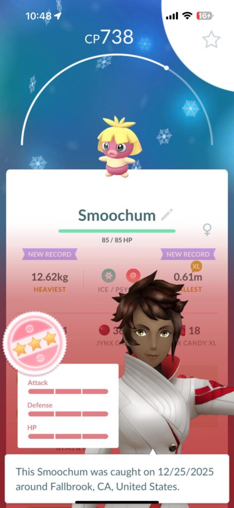 Pokemon gave me a Christmas gift.