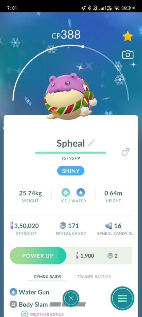 Shiny Spheal✨✨✨✨😀