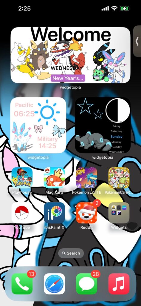 Here's how my home screen looks so far