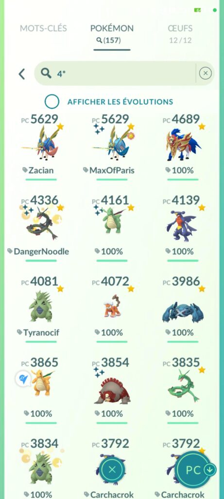What are your top Hundos?