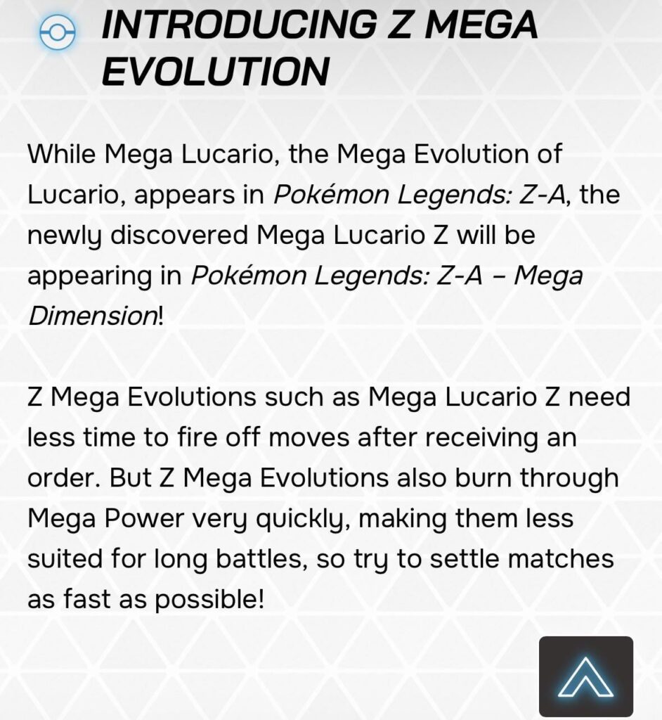 Z mega evolution is a tradeoff