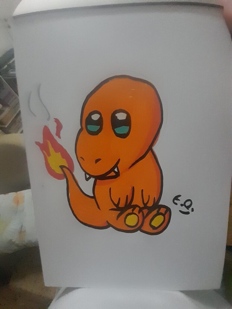 My drawing of Charmander