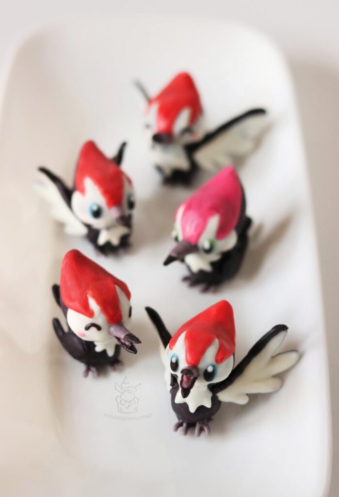 I made Pikipek brownie pops for Community Day