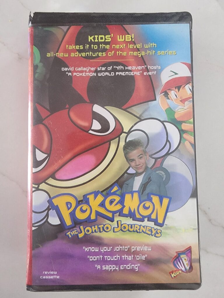 Picked up a special review VHS tape of Pokemon: The Johto Journeys from KidsWB used to promote the season premiere in 2000!
