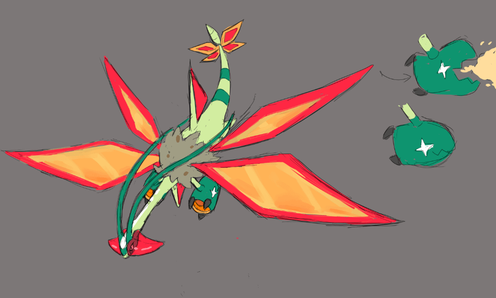 Mega Flygon, Dragon Ground