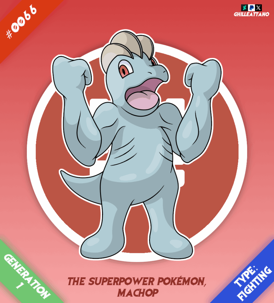 (OC) The Stalwart Superpower Pokémon, Machop