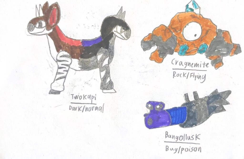 Twokapi, Cragnemite and Bangollusk