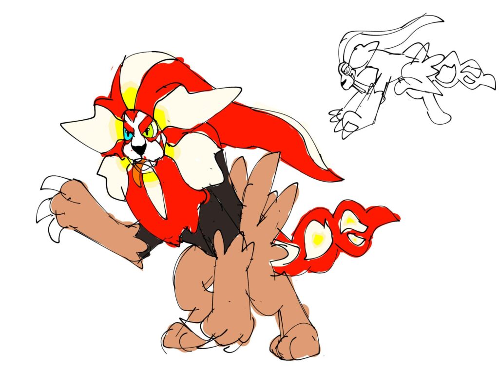 My own version of Mega Pyroar