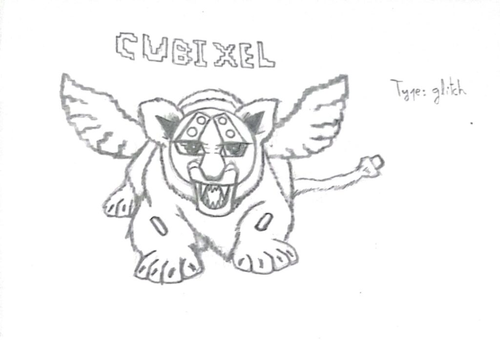 Cubixel - Lion glitch pkm