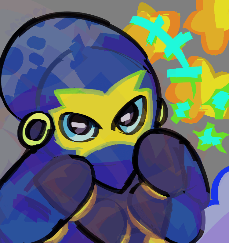 I'm back to drawing! Anyways Grapploct c: