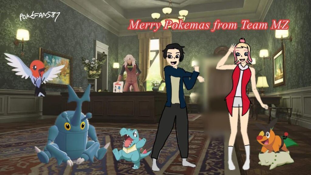 Merry Christmas from Team MZ (created by me on IbisPaintX)