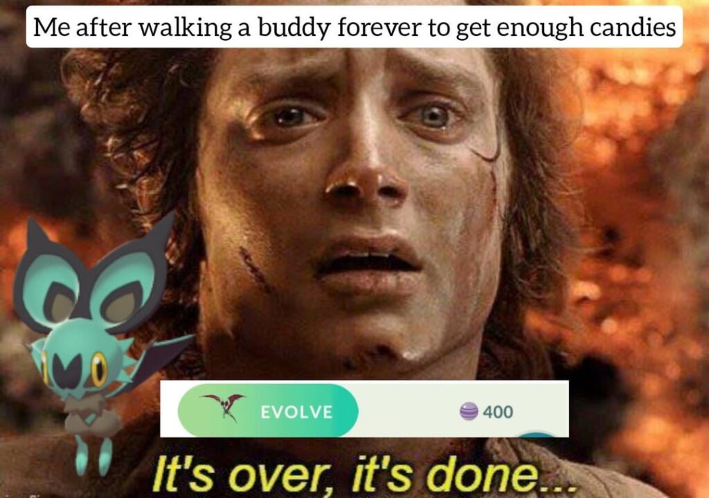 The Reason why I walk nothing but Legendaries as buddies (swipe left):