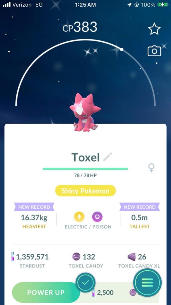 Hatched Toxel Shiny