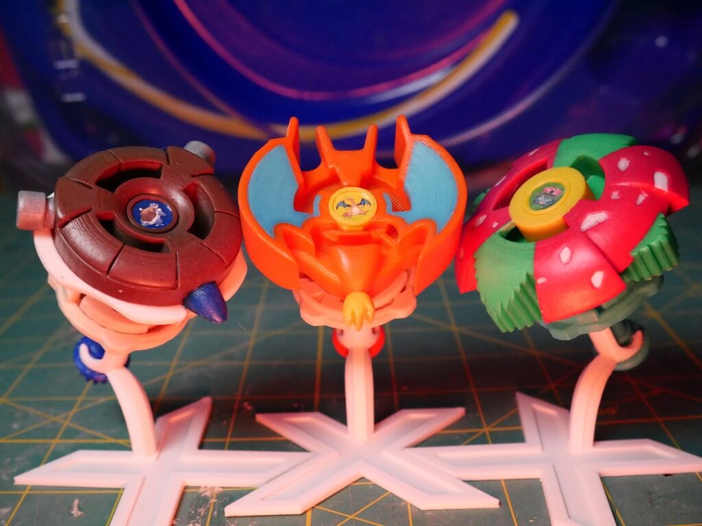 I Custom Made Pokemon Themed Beyblades