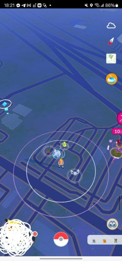 Particular power spot doesn't appear for me, but does for others...?