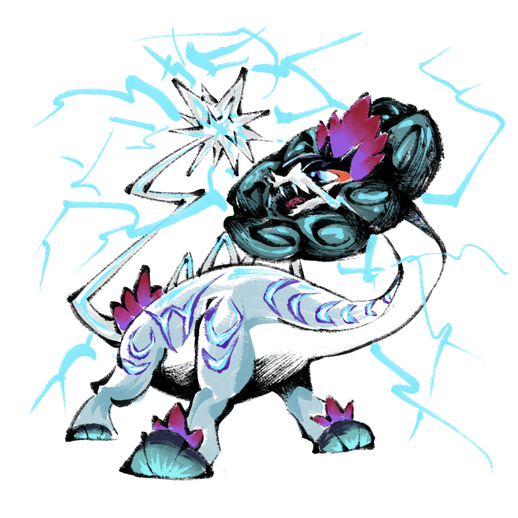 Pokemon OC for BeastiePaws on bluesky