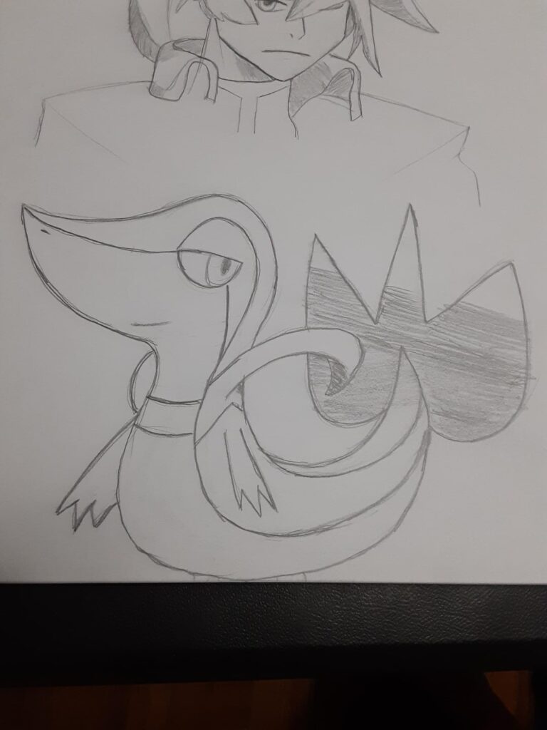 Drew the Unova Pokemon Starters