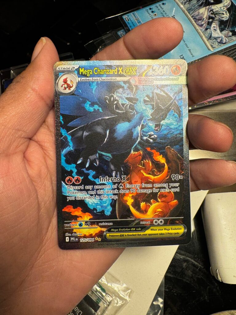 Pulled my 3rd Mega Zard SIR! But damaged… any tips on repairing?
