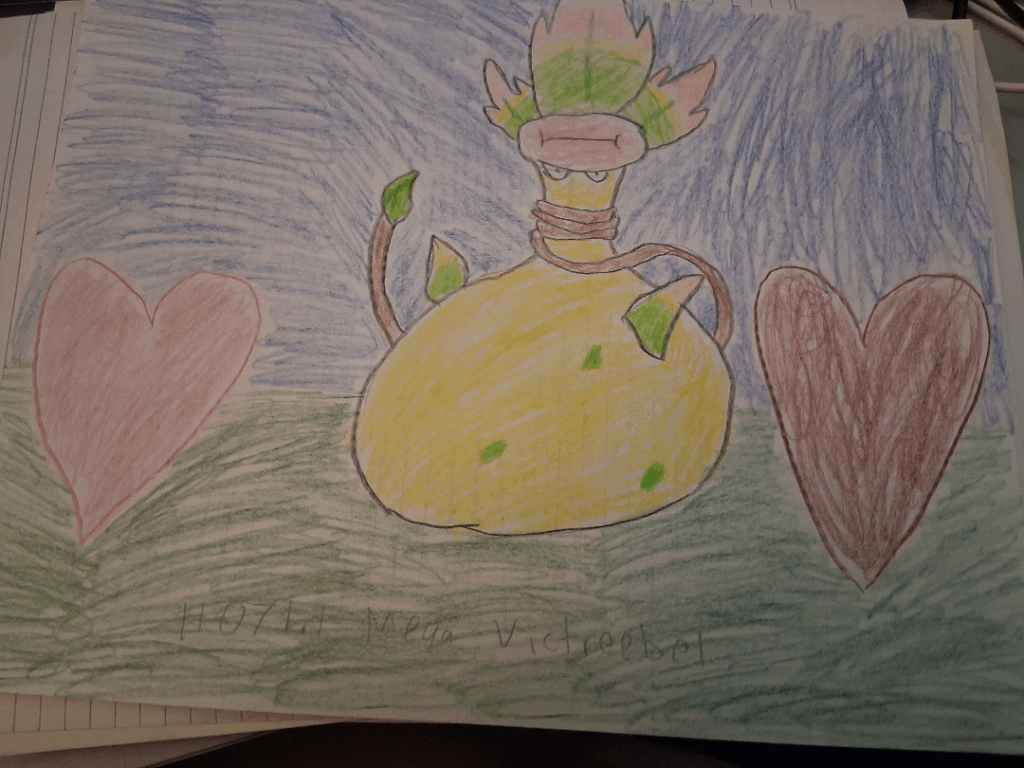 I drew Mega Victreebell and Blastoise