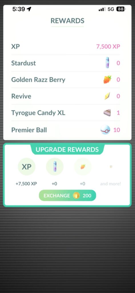 Why did I get zero rewards from my in person Hitmonlee raid. I also have the lv 75 bonus