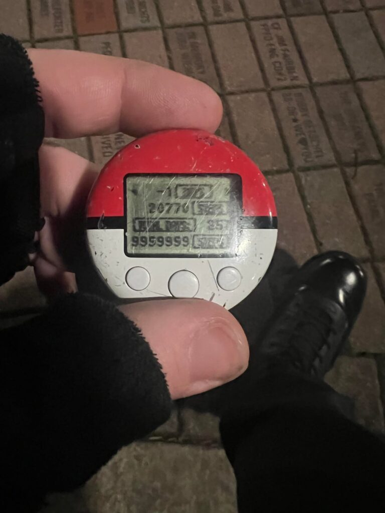Just maxed out my Pokéwalker for my 10 Million step goal for 2025 before the New Year!
