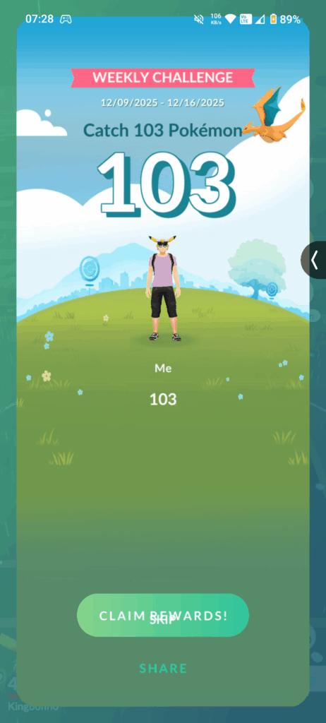 Help im Stuck in the weekly Challenge screen